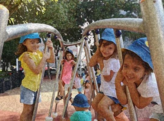 Crianças a brincar