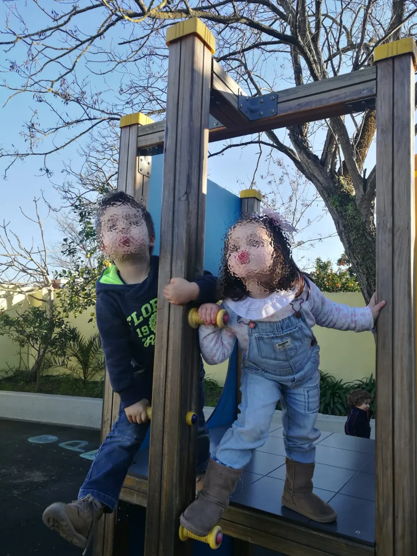 Crianças no recreio